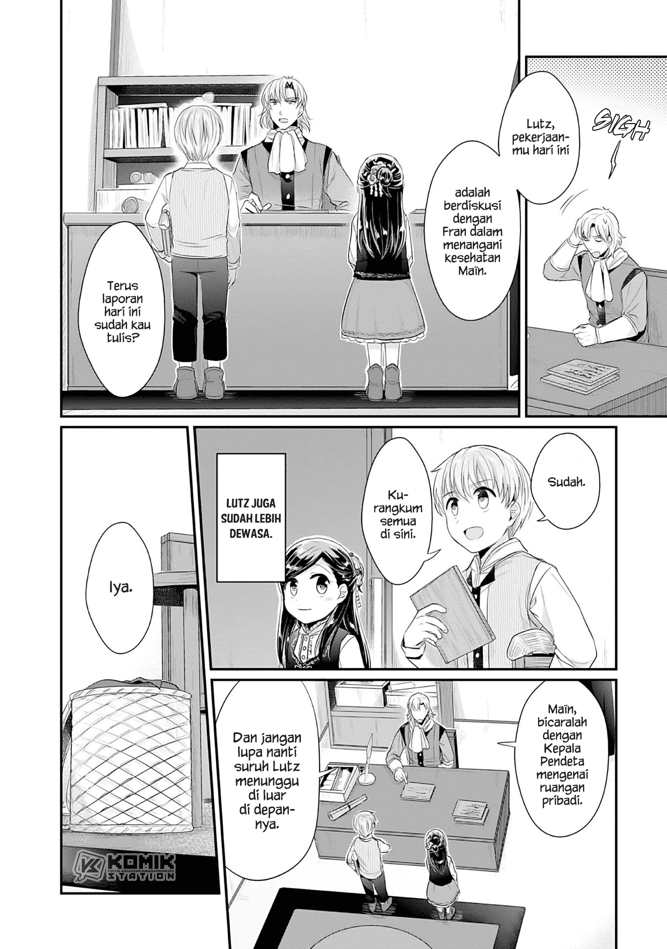 Honzuki no Gekokujou: Part 2 Chapter 04 Bahasa Indonesia